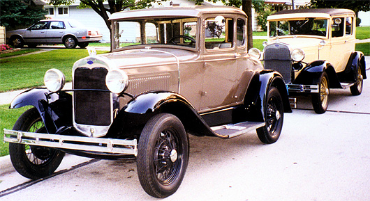 Two Model A Cars